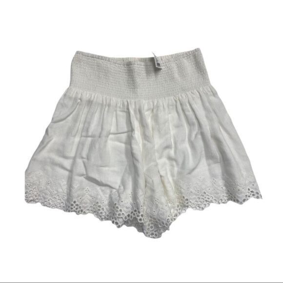 Rebecca Taylor Embroidered Trim Flowy Shorts - Picture 10 of 10